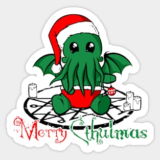 Merry Cthulmas Sticker